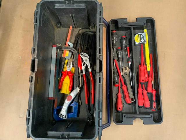 Knipex,felo,raaco gereedschapskoffer met inhoud - afbeelding 1 van  9