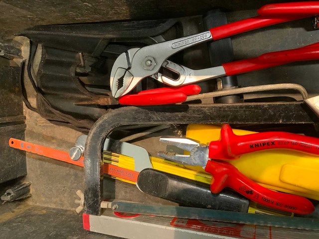 Knipex,felo,raaco gereedschapskoffer met inhoud - afbeelding 4 van  9