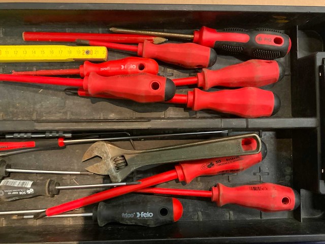 Knipex,felo,raaco gereedschapskoffer met inhoud - afbeelding 7 van  9