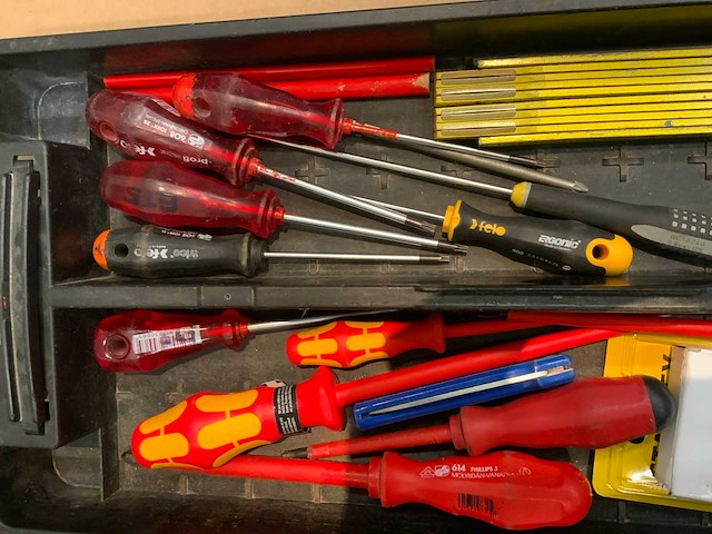 Knipex,felo,raaco gereedschapskoffer met inhoud - afbeelding 7 van  9