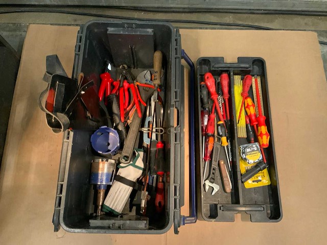 Knipex,felo,raaco gereedschapskoffer met inhoud - afbeelding 1 van  9