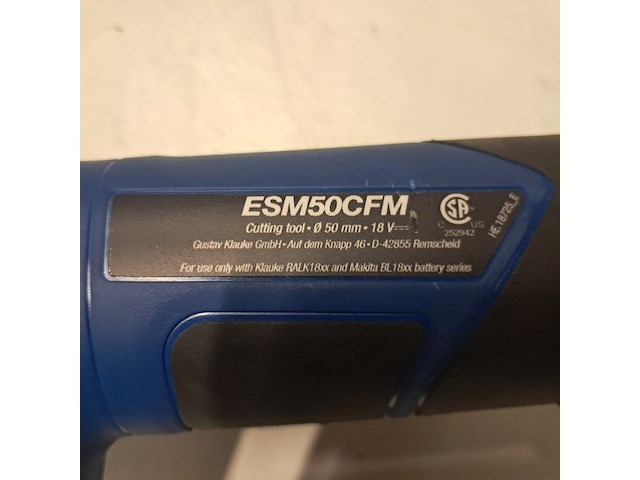 Knipschaar, 2x perstang, klauke, 2x uponor, esm50cfm, vp110, vp75 - afbeelding 6 van  22