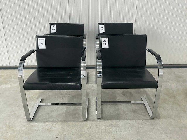 Knoll brno fauteuil (4x) - afbeelding 1 van  7