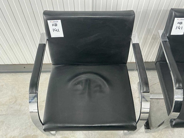 Knoll brno fauteuil (4x) - afbeelding 4 van  7