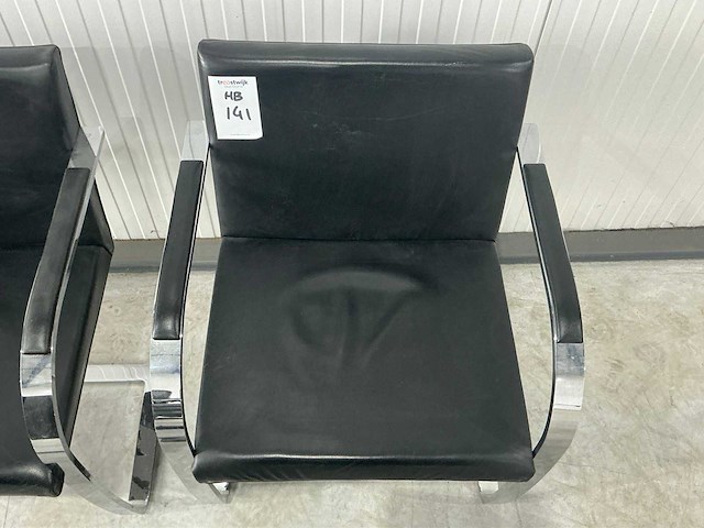 Knoll brno fauteuil (4x) - afbeelding 5 van  7