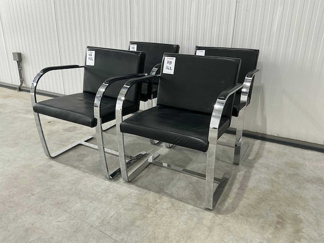 Knoll brno fauteuil (4x) - afbeelding 2 van  6