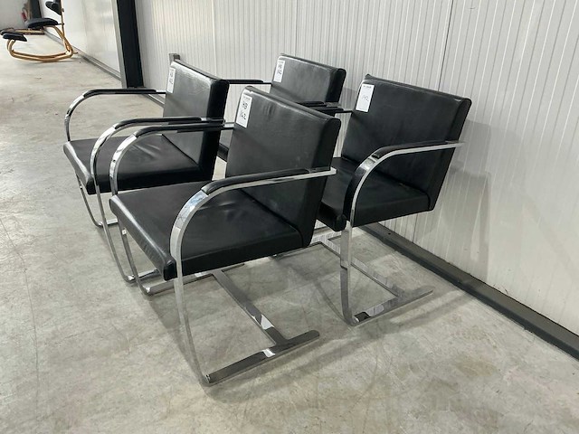 Knoll brno fauteuil (4x) - afbeelding 3 van  6