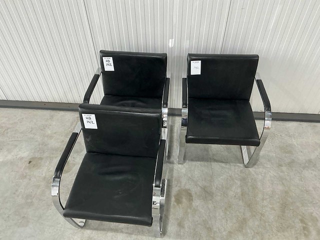 Knoll brno fauteuil (4x) - afbeelding 5 van  6