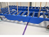 Knoll feinmechanik glas transportwagen inclusief glashouders - afbeelding 3 van  9