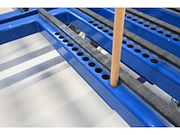 Knoll feinmechanik glas transportwagen inclusief glashouders - afbeelding 6 van  9