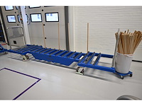 Knoll feinmechanik glas transportwagen inclusief glashouders - afbeelding 2 van  9