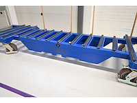 Knoll feinmechanik glas transportwagen inclusief glashouders - afbeelding 3 van  9