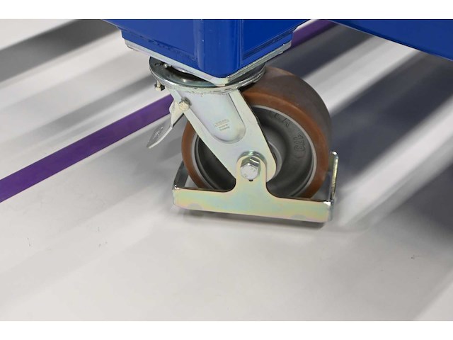 Knoll feinmechanik glas transportwagen inclusief glashouders - afbeelding 4 van  9