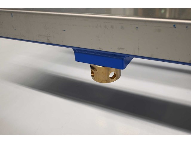 Knoll feinmechanik glas transportwagen inclusief glashouders - afbeelding 6 van  9