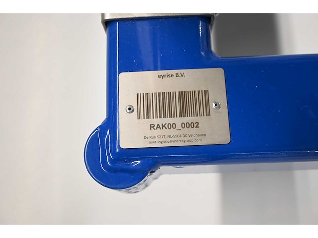 Knoll feinmechanik glas transportwagen inclusief glashouders - afbeelding 7 van  9