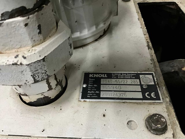Knoll vrf 250/1200 koelvloeistoffiltermachine - afbeelding 8 van  10