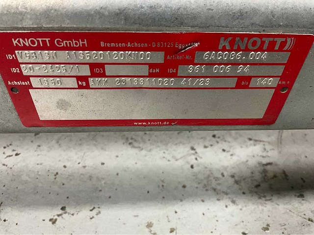 Knott geremde as - afbeelding 8 van  9