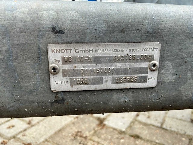 Knott vg 10-h boottrailer - afbeelding 4 van  12