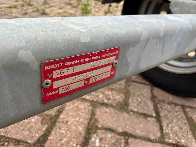 Knott vg 7 l materiaalaanhanger - afbeelding 8 van  9