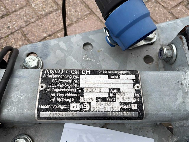 Knott vg 7 l materiaalaanhanger - afbeelding 9 van  9