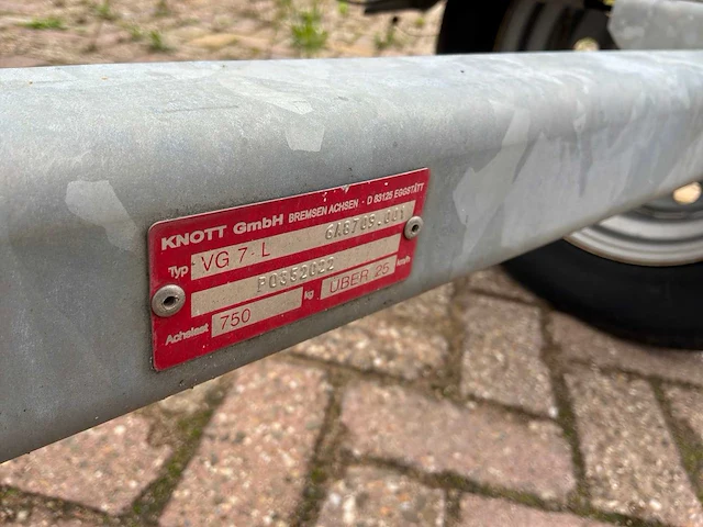 Knott vg 7 l materiaalaanhanger - afbeelding 8 van  9