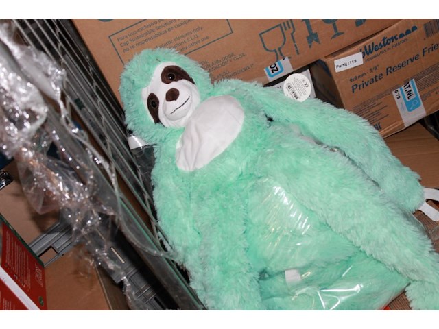 Knuffel aap groen 3 stuks - afbeelding 2 van  3