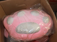 Knuffle kussen pootje rose1x - afbeelding 1 van  3