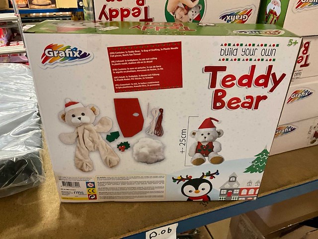 Knutsel box teddy baer (15x) - afbeelding 3 van  3