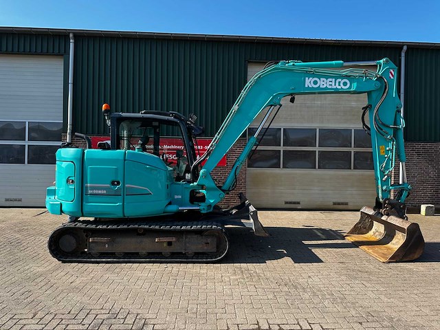 Kobelco - 2016 - sk85msr-3e - rupsgraafmachine - afbeelding 1 van  7