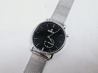 Kobla - belgisch juweliershorloge - sharkmesh milanese model - afbeelding 1 van  6