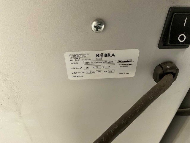 Kobra 400 papiershredder - afbeelding 3 van  3