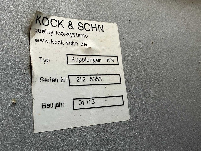 Kock & sohn cilinderkoppeling ( wiel ) - afbeelding 3 van  3