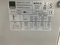 Koco elotop 3010 stiftlasmachine - afbeelding 10 van  10