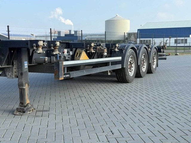 Koegel - port 40 simplex 20 - container chassis - nl trailer - 2020 - oplegger - afbeelding 17 van  19