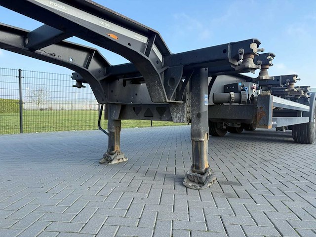 Koegel - port 40 simplex 20 - container chassis - nl trailer - 2020 - oplegger - afbeelding 18 van  19