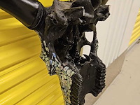 Koeienschedel, decoratief, glas - afbeelding 3 van  3