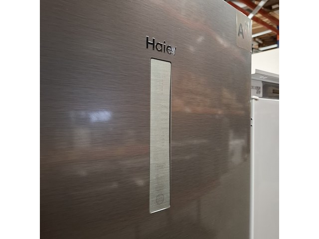 Koel- vriescombinatie demo, haier, nofrost a+++, grijs / chroom - afbeelding 4 van  11