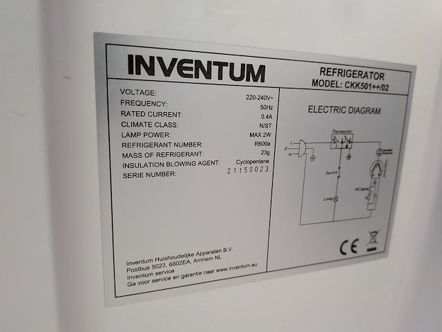 Koel- / vriescombinatie met koeler en vriezer - afbeelding 5 van  7