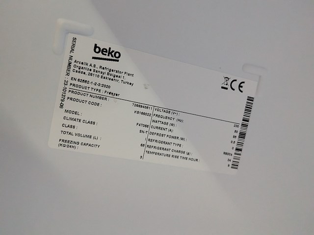 Koel- / vriescombinatie met ladevriezer indesit, beko - afbeelding 5 van  5