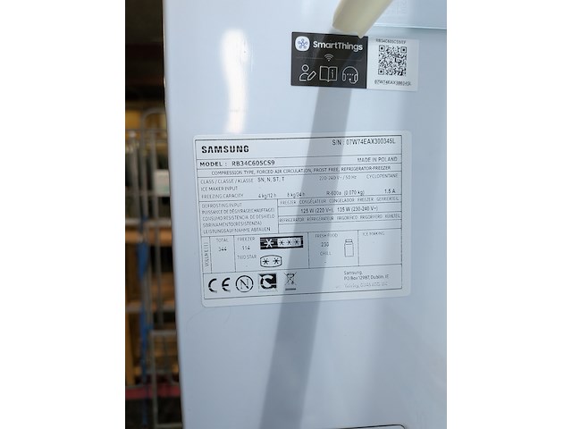 Koel- / vriescombinatie samsung, rb34c605cs9 - afbeelding 7 van  9