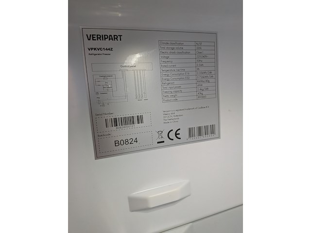 Koel- / vriescombinatie, veripart, vpkvc144z - afbeelding 4 van  5