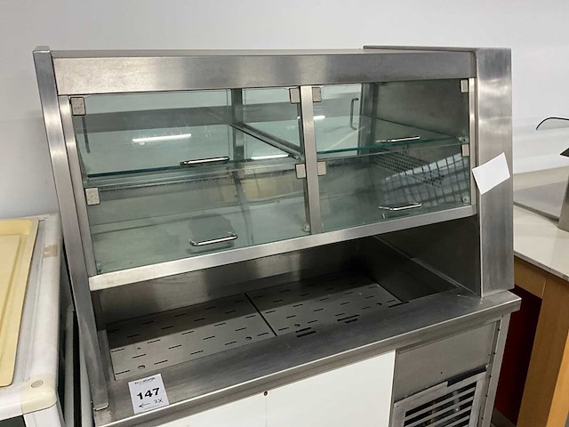 Koel- / warmhoudvitrine (2x) - afbeelding 3 van  9