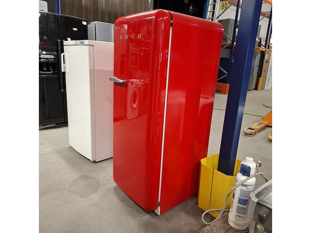 Koel vries combinatie retro, smeg, vab28rr, rood - afbeelding 2 van  8