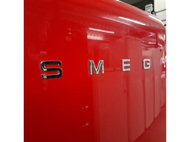 Koel vries combinatie retro, smeg, vab28rr, rood - afbeelding 3 van  8