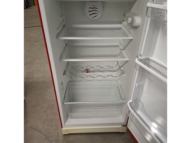 Koel vries combinatie retro, smeg, vab28rr, rood - afbeelding 6 van  8