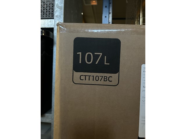 Koel-vriescombinatie 107 liter chiq, ctt107bc - afbeelding 5 van  5