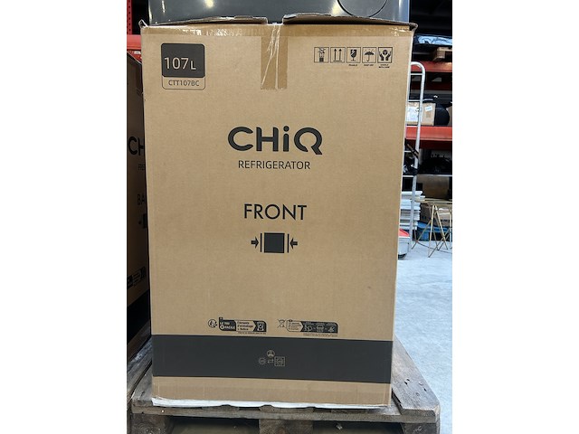 Koel-vriescombinatie 107 liter chiq, ctt107bc - afbeelding 1 van  2