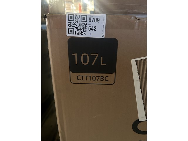 Koel-vriescombinatie 107 liter chiq, ctt107bc - afbeelding 2 van  2