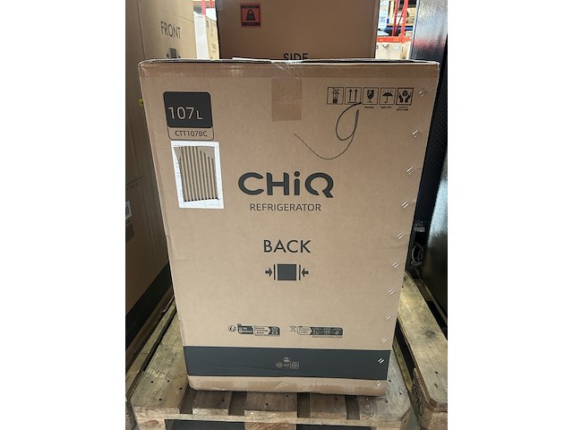 Koel-vriescombinatie 107 liter chiq, ctt107bc - afbeelding 1 van  2