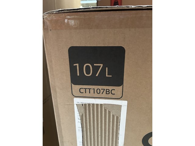 Koel-vriescombinatie 107 liter chiq, ctt107bc - afbeelding 2 van  2